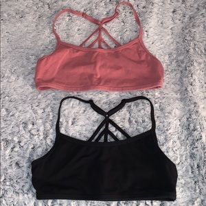 Two Victoria’s Secret Pink Bralettes